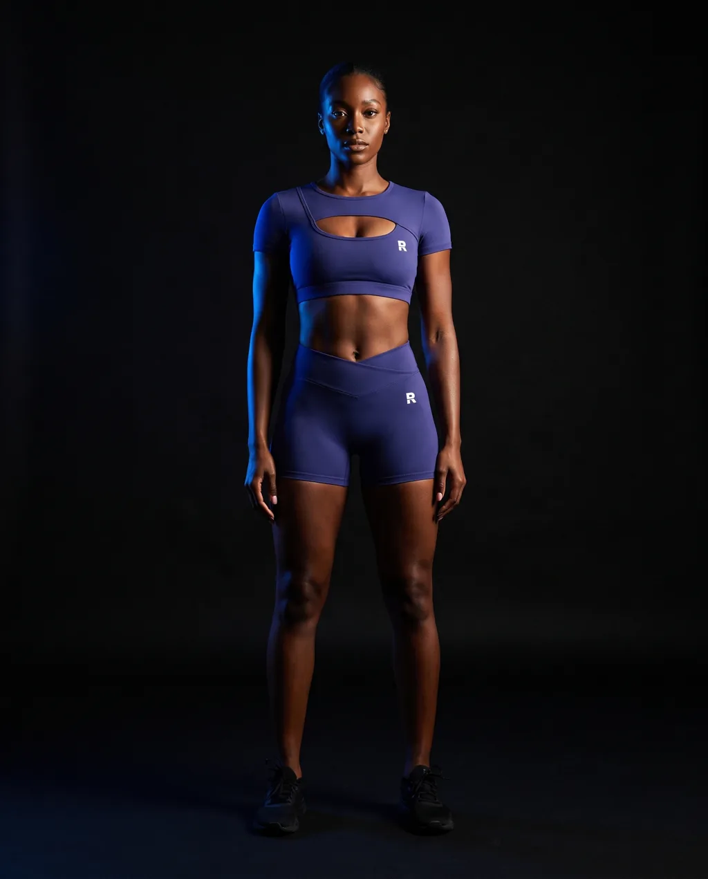 set indigo, worn