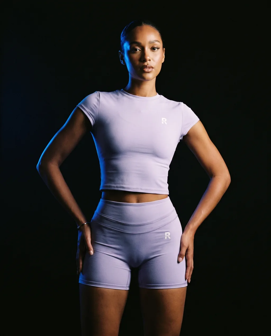 set lilac, worn