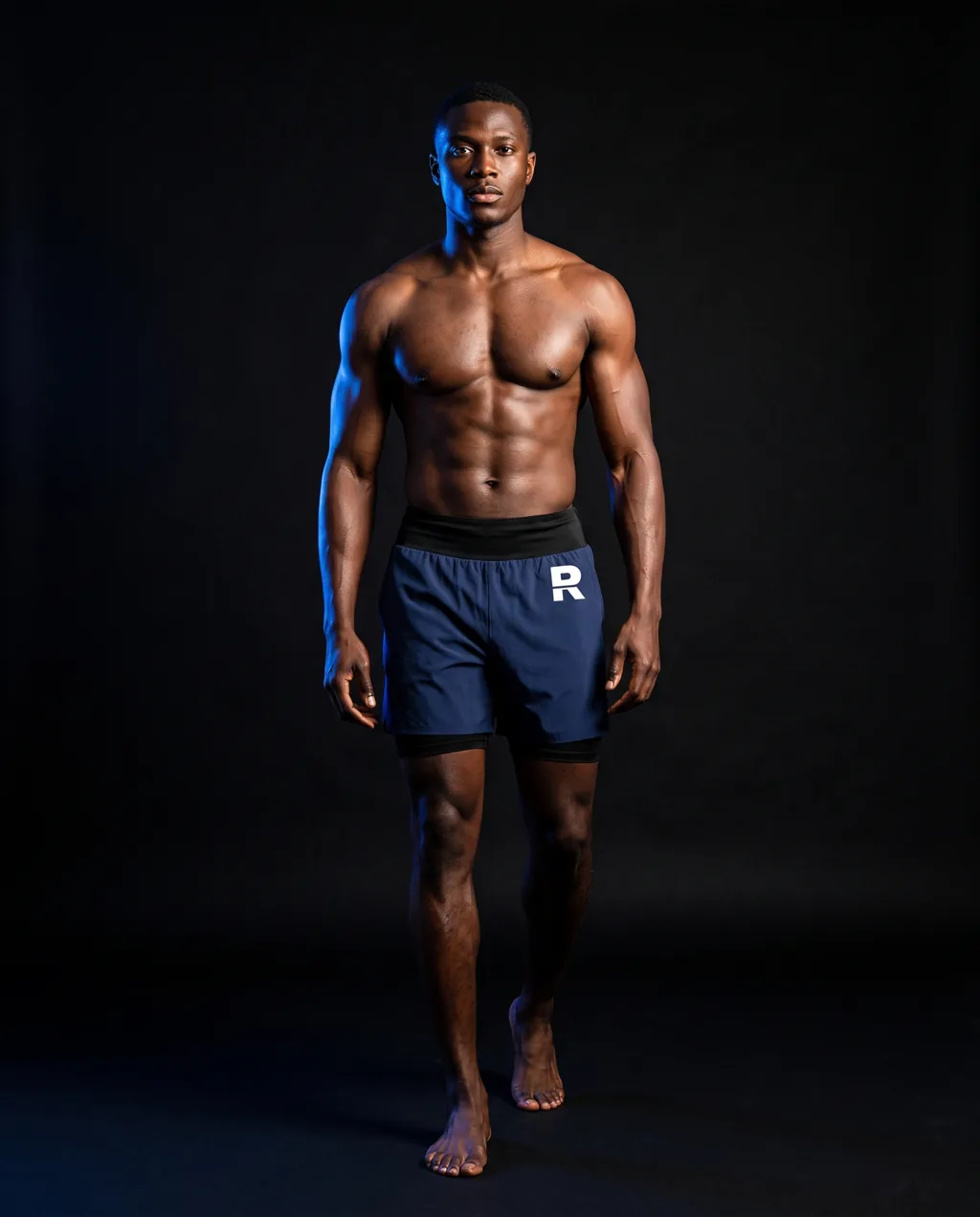 shorts navy, worn
