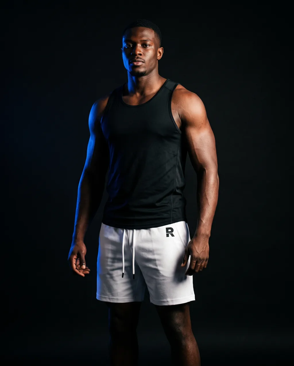 shorts white, worn
