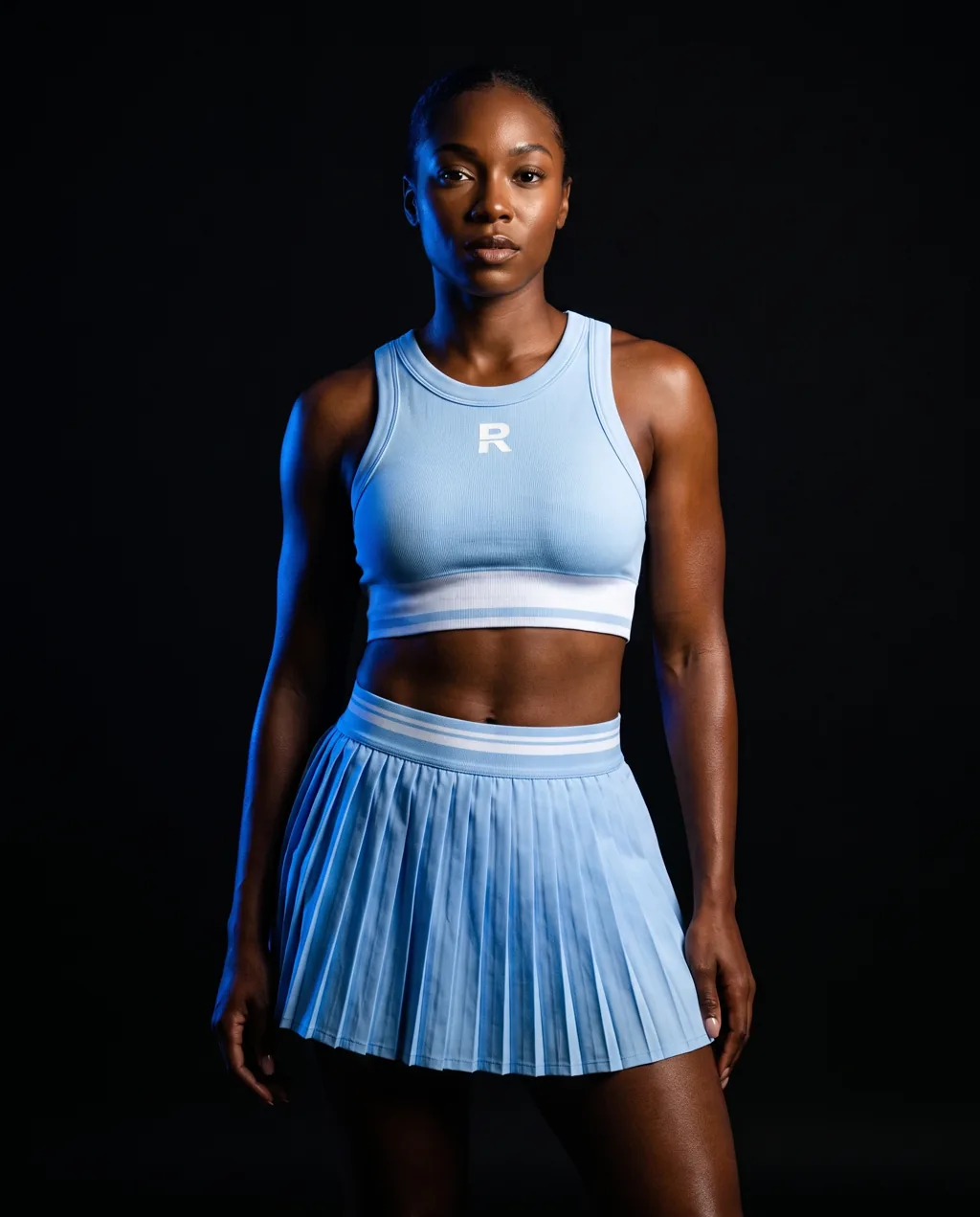 skirt sky, worn